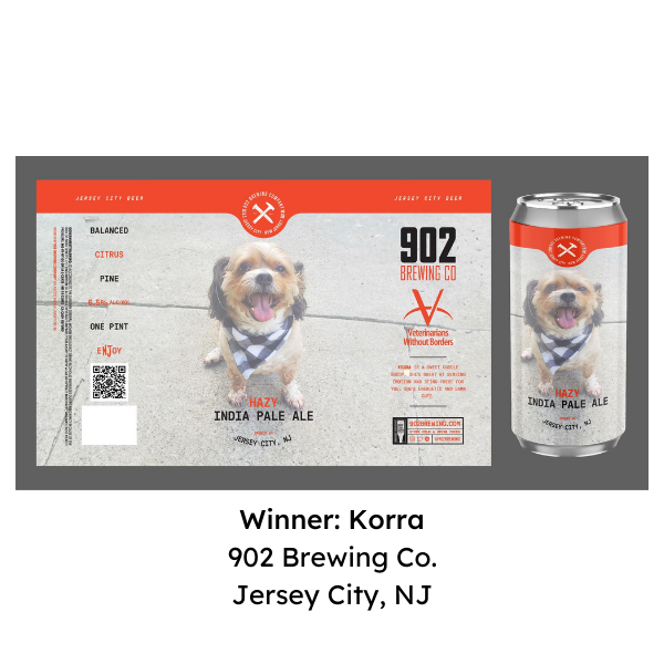 902 brewing label