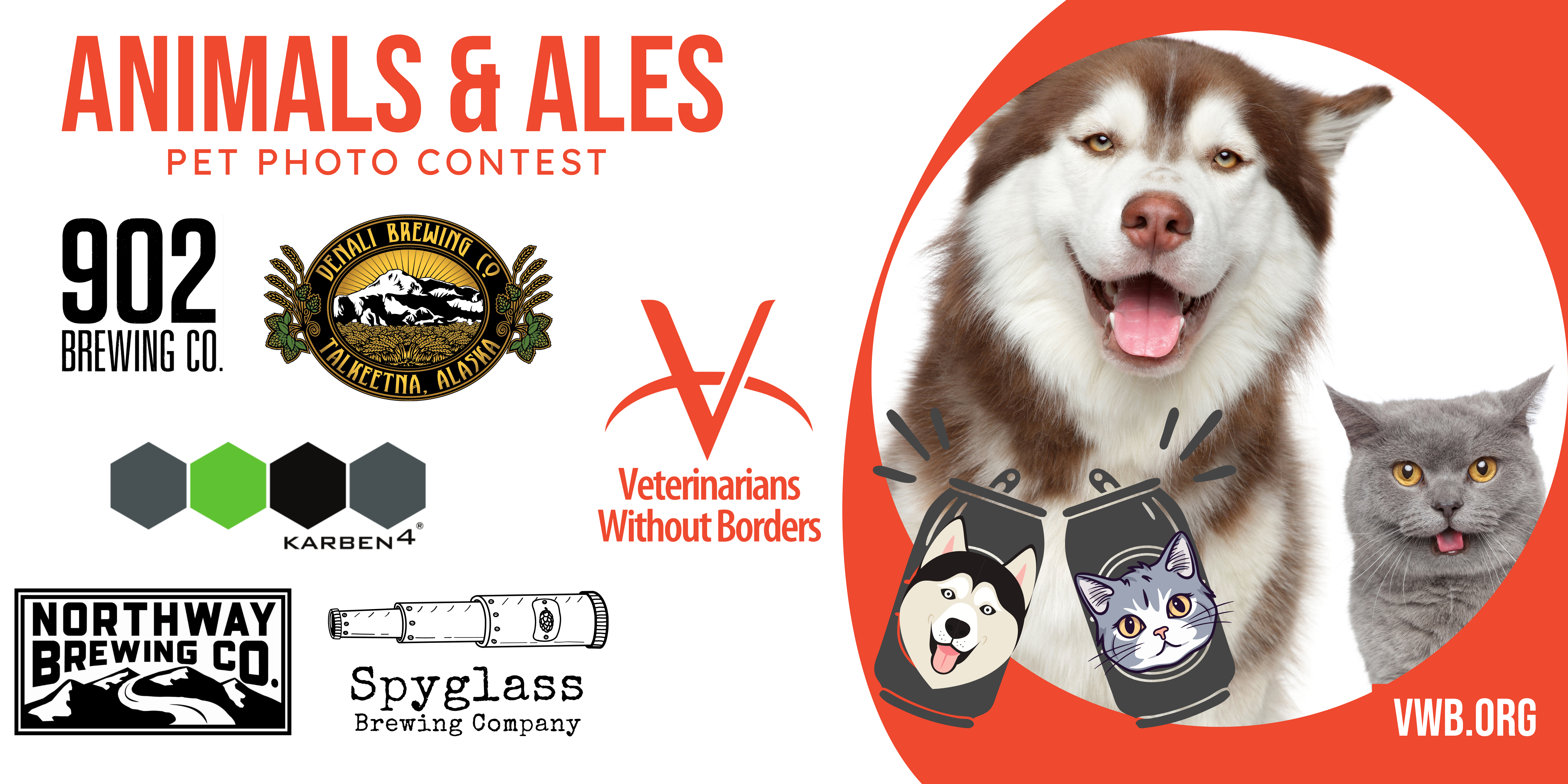 US animals & ales banner - all