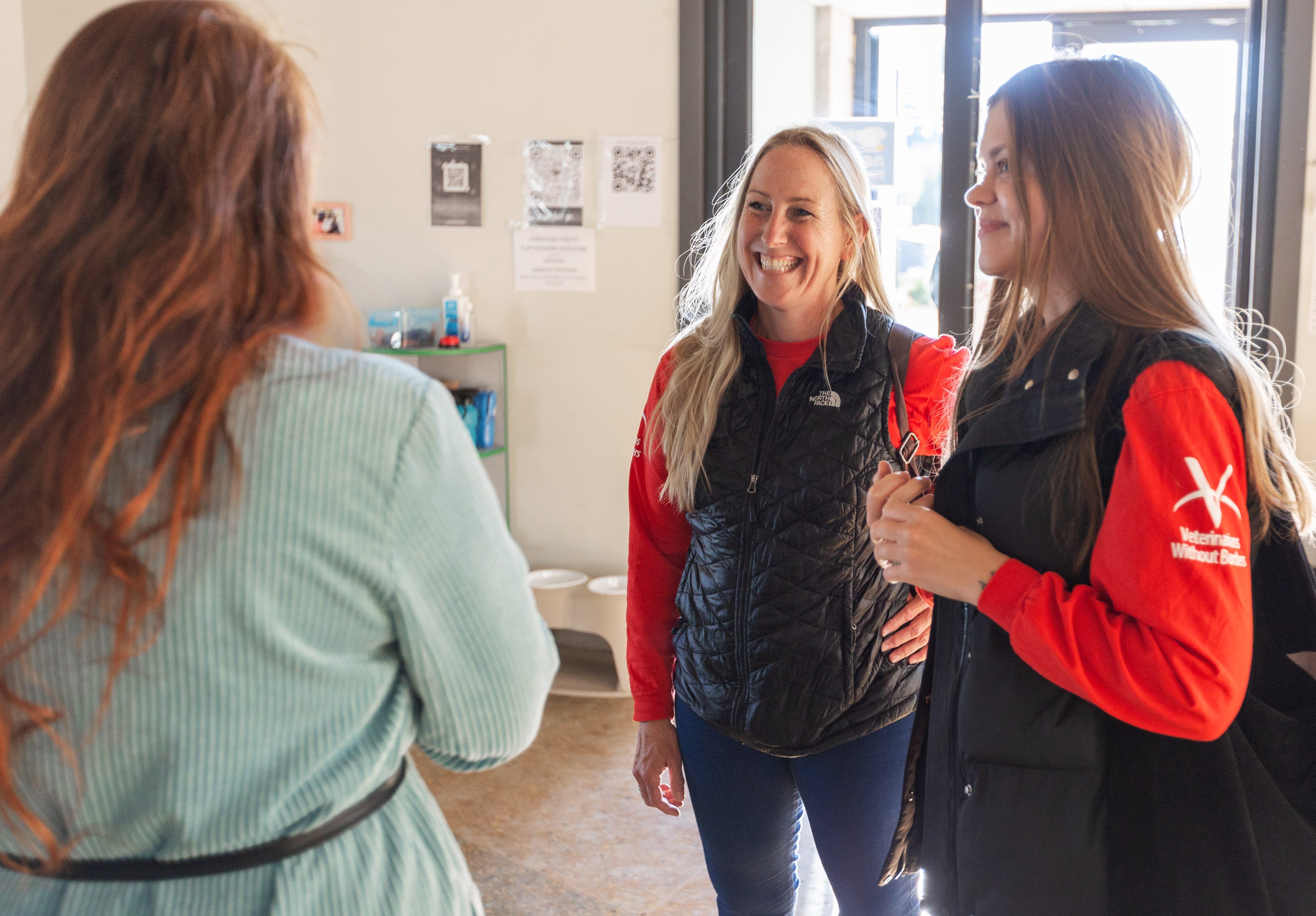 charmaine and daria meet with partners